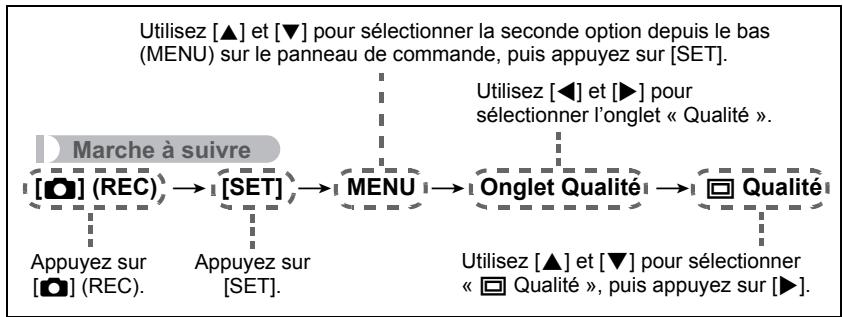 CASIO EXILIM EX-ZS20 - Description du fonctionnement du menu REC dans ce manuel - 1