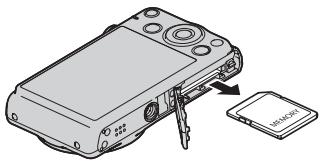 CASIO EXILIM EX-ZS20 - Pour remplacer une carte mémoire - 1