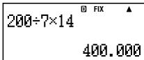 CASIO FX 92 COLLEGE 2D+ - Réglage du nombre de chiffres à afficher : Fix ou Sci - 1