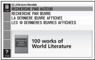 CASIO EW-F4000C - Lecture d'une œuvre de la littérature mondiale - 1