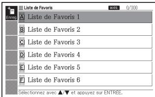 CASIO EW-F4000C - Sauvegarde d'un mot dans une liste de Favoris - 5