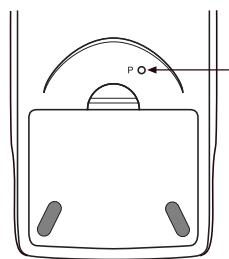 CASIO GRAPH 100+ USB - Bouton P (en cas de blocage) - 1