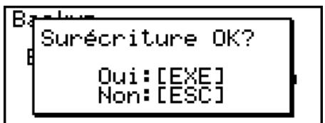 CASIO GRAPH 100+ USB - - Pour sauvégarder les données de la zone active - 3