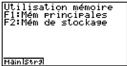 CASIO GRAPH 100+ USB - 9-2 Opérations concernant la mémoire - 1