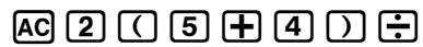 CASIO GRAPH 100+ USB - Saisie de calculs - 5