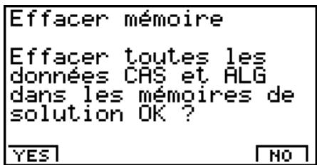 CASIO GRAPH 100+ USB - - Pour vider la mémoire de solutions (Effacer mémoire) - 1