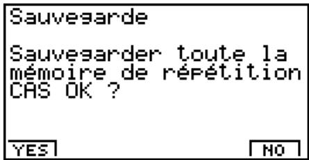 CASIO GRAPH 100+ USB - - Pour sauvegarder l'histoire d'un calcul dans la mémoire de solutions (Sauvegarde) - 1