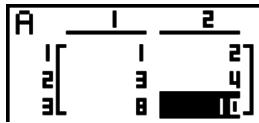 CASIO GRAPH 25+ PRO - Pour échanger deux lignes - 4