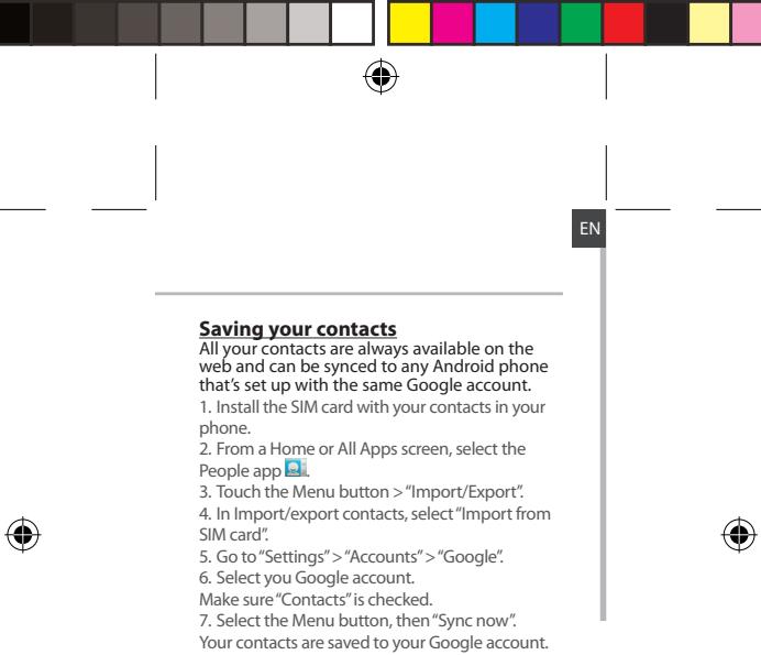 ARCHOS 50 PLATINUM - Adding a Google account - 1