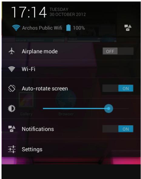 ARCHOS 80 TITANIUM - El Interfaz Android™ - 1