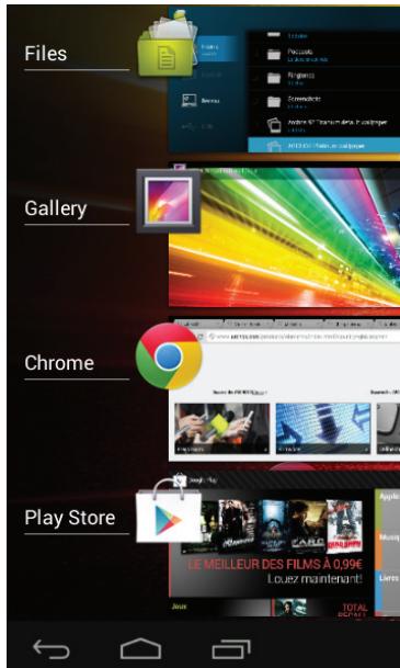 ARCHOS 97 NEON - Los ajustes rápidos - 1