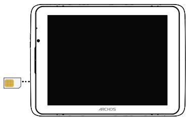 ARCHOS 80 HELIUM 4G - Inserire la carta SIM - 2
