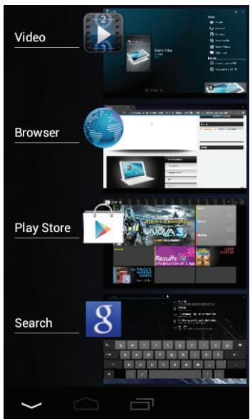 ARCHOS 80 HELIUM 4G - Les réglages rapides : - 1