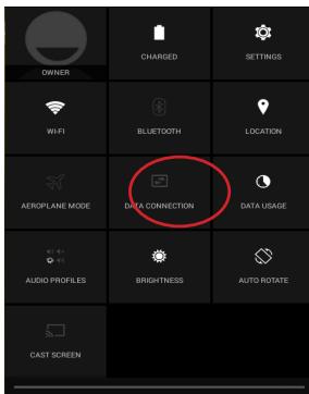 ARCHOS 80B HELIUM - Attivazione dei dati mobili - 3