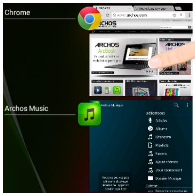 ARCHOS 80B HELIUM - The Recent Apps - 1