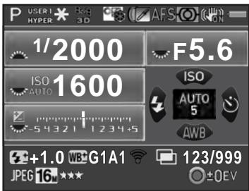 PENTAX K-50 - - Écran de contrôle LCD - 1