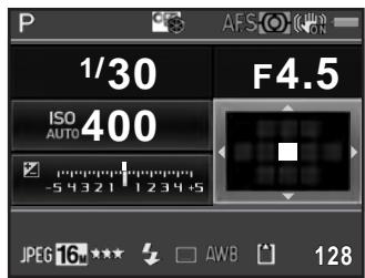 PENTAX K-50 - Utilisez le bouton de navigation (▲▶) pour selectionner un mode de selection du point de mise au point puis appuyez sur le bouton OK. - 3