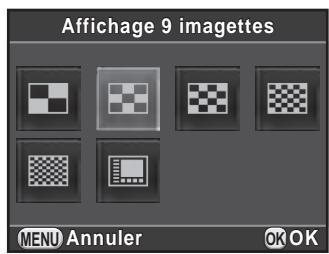 PENTAX K50 - Utilisez le bouton de navigation (▲▼▲▶) pour sélectionner le style d'affichage. - 1