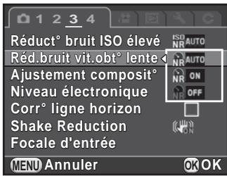 PENTAX K50 - Appuyez deux fois sur le bouton MENU. - 1