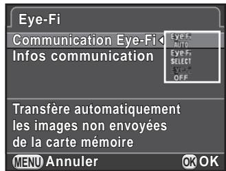 PENTAX K50 - Utilisation d'une carte Eye-Fi - 2