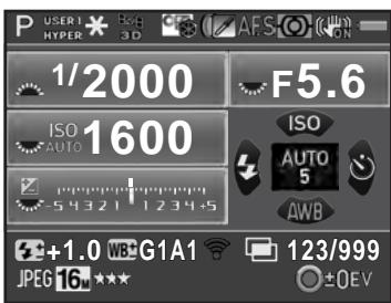 PENTAX K-50 - - Écran de contrôle LCD - 1