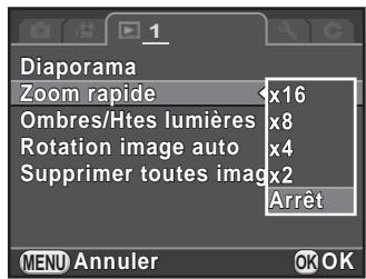 PENTAX K50 - Réglage du mode d'affichage de la lecture - 1