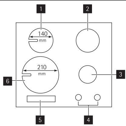 ELECTROLUX EGD 6576 NOK - Description de l'appareil - 1