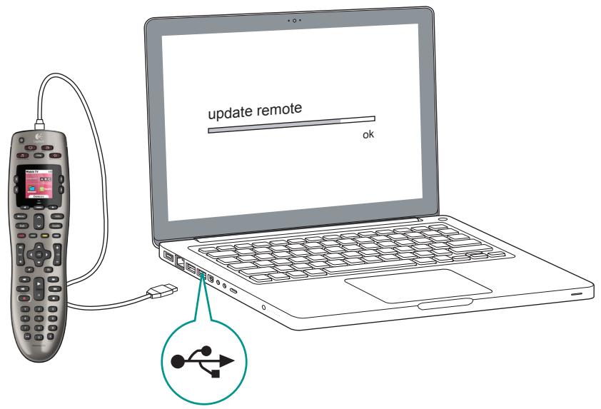 LOGITECH HARMONY 650 REFRESH - Connexion de la télécommande harmony 650 à l'ordinateur - 1