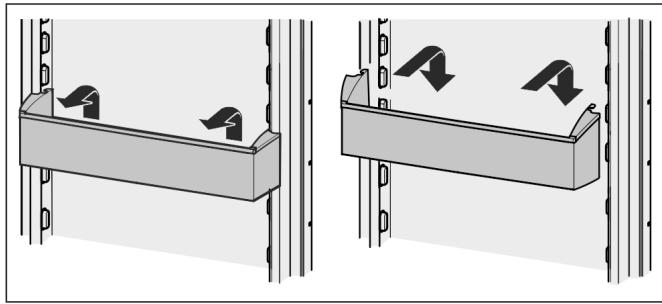 LIEBHERR IKS250 - Déplacer les balconnets de contre-porte* - 2