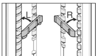 LIEBHERR ICN3366-21 - Utiliser la tablette de rangement composée de deux parties - 2