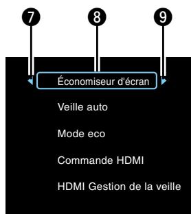 DENON DBT1713 - Écran de sélection du menu (menu principal) - 4