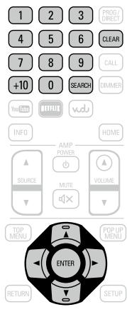 DENON DBT1713 - Utilisez pour déplacer le curseur bleu sur l'élément à rechercher et appuyez sur ENTER. - 2