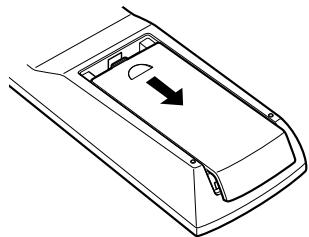 DENON DBT1713 - Insertion des piles - 1