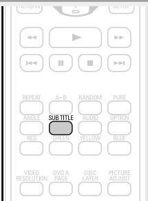DENON DBT1713 - Appuyez sur subtitle au cours de la lecture. - 2