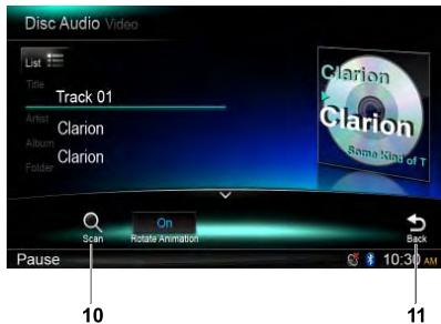 CLARION NX502E - Lecture mp3/wma - 2