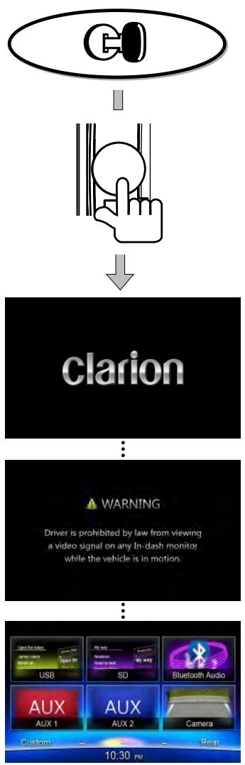 CLARION NX502E - Bouton [RESET] (réinitialiser) - 1