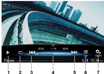 CLARION NX302E - Lecture video iPod - 1