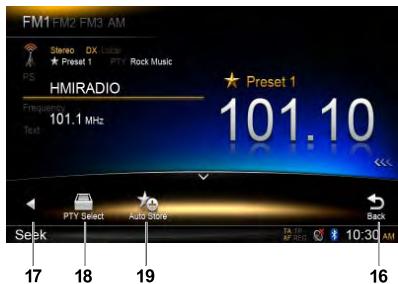 CLARION NX302E - Mode radio - 3