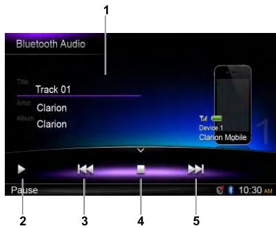 CLARION NX302E - Lecture audio Bluetooth - 2