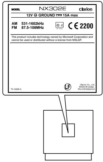 CLARION NX 302 E - Remarques - 1
