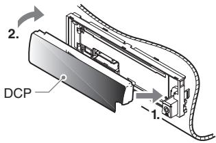 CLARION RD3-01 - Fixation du clavier de commande amovable (DCP) - 1