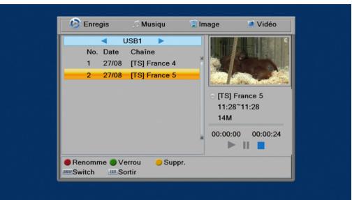 SAGEMCOM TWIN830T HD - Lire vos enregistrements - 1