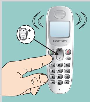 SAGEMCOM D38T - SOLO - Ajuster le volume - 2