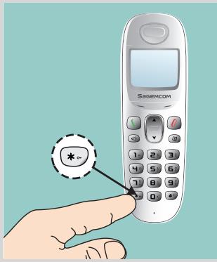 SAGEMCOM D38T - SOLO - Activer / désactiver le verrouillage du clavier - 2