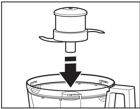 KITCHENAID 5KFP0925EAC - Montage du mini-bole et de la mini-lame - 2