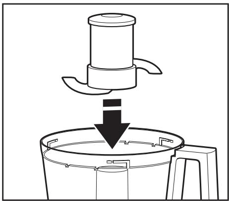 KITCHENAID 5KFP0925EAC - Fixation de la lame polyvalente ou de la lame de pétrissage - 1