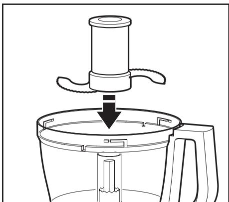 KITCHENAID 5KFP1335 - Fixation de la lame polyvalente ou de la lame de pétrissage - 1