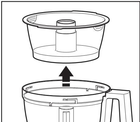 KITCHENAID 3.1L 5KFP1335EER - Retrait du couvercle du bol de travail - 2