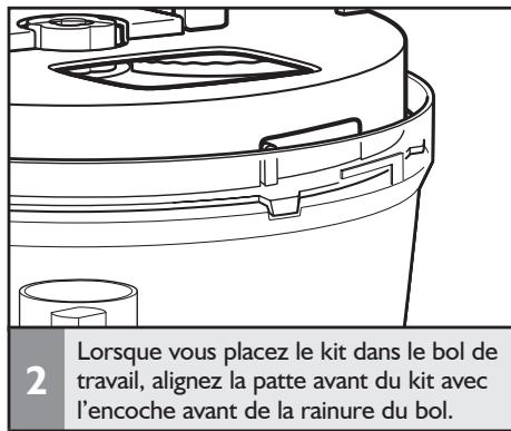 KITCHENAID ARTISAN 5KFP1644EOB - Préparation du kit de découverte en dés pour sa première utilisation - 2