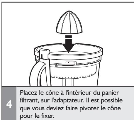 KITCHENAID ARTISAN 5KFP1644EOB - Installation/retrait du presse-agrumes - 4